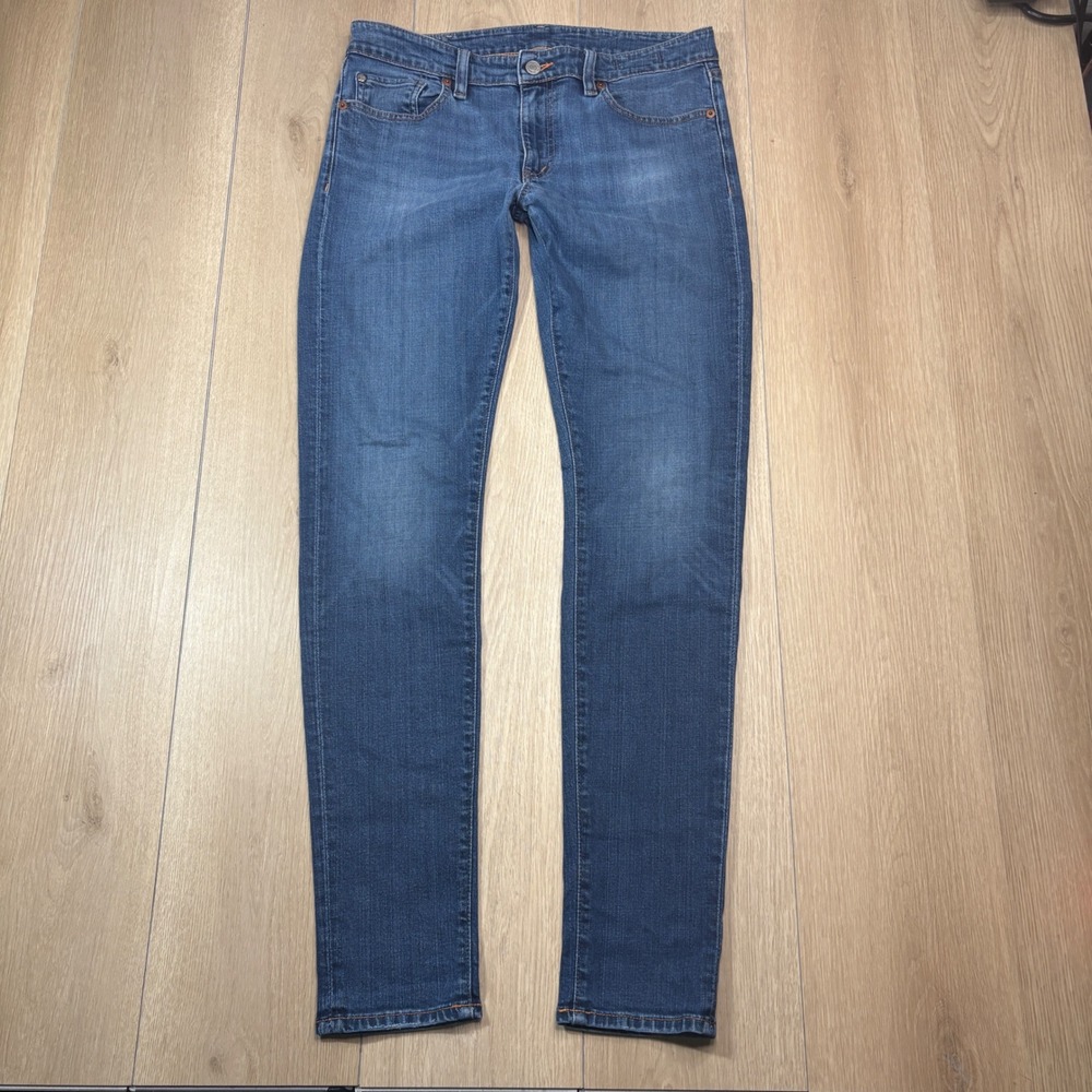 Denim & Supply Ralph Lauren Womens Skinny Jeans Medium Wash Low Rise Size 30/32